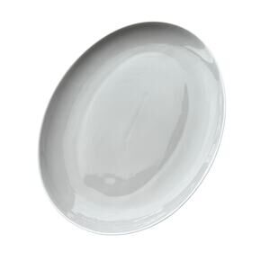 Noritake Color Trio Large Serving Platter‎ Dark Grey/Light Grey/White 16"